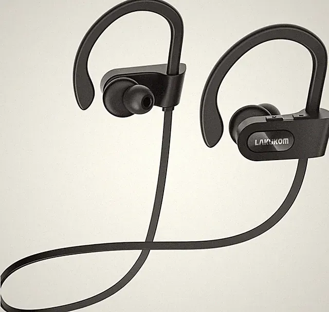 Lakukom LA594A Bluetooth Sportkopfhörer IPX7 16 Std. Mikrofon Schwarz B-Ware