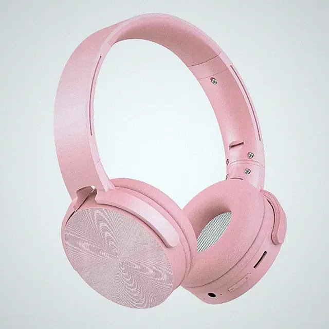 Laser Wireless Faltbare Bluetooth Kopfhörer Pink mit 15 Stunden Akkulaufzeit