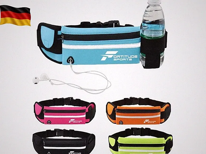 Laufgürtel Mit Handyhalter | Hüfttaschen für Running für Handys, Kopfhörer und T