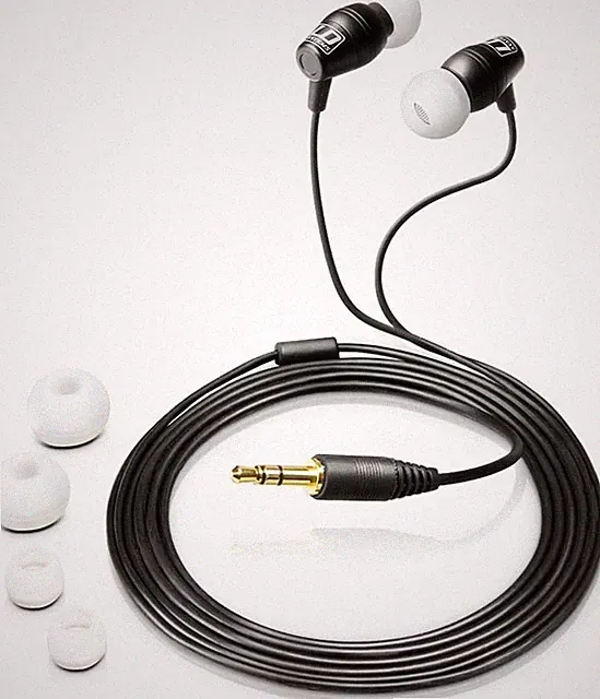 LD Systems IEHP 1 - Professioneller In-Ear-Kopfhörer Mit Kabel, 1,5M, Schwarz