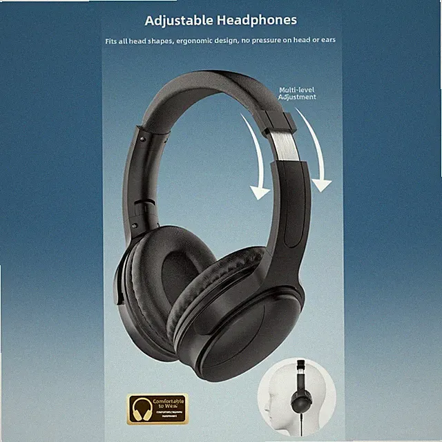 Leichte HiFi kabelgebundene Kopfhörer 3,5 mm kompatibel mit Handys Tablets Lapt