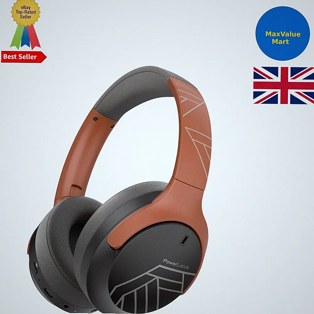 Leichter Bluetooth Kopfhörer Over Ear - 4 EQ Modi & Geräuschunterdrückung