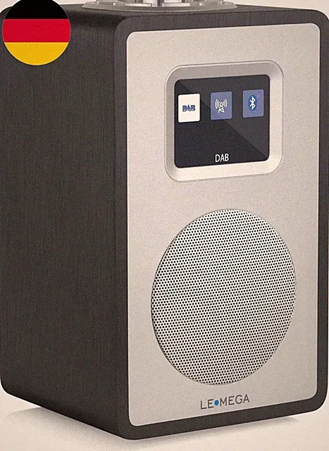 LEMEGA CR4+ DAB plus Radio Mit Bluetooth - Holzgehäuse, Tragbar, Küche, UKW, Dop