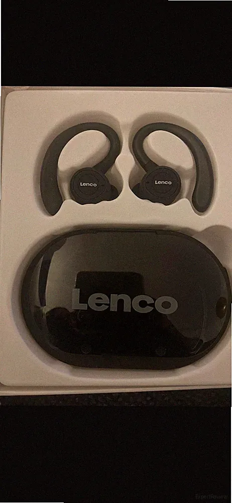 Lenco Sport IPX5 TWS Bluetooth In-Ear-Kopfhörer mit Ohrbügel, schwarz, gebraucht