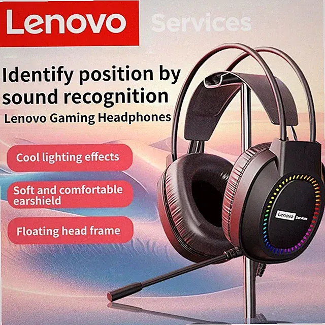 Lenovo Gaming Headset mit 7.1 Surround Sound und RGB Beleuchtung Billig24
