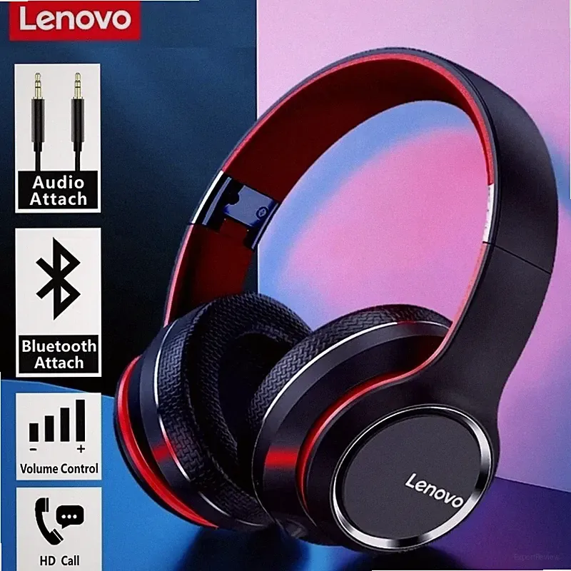 Lenovo HD200 Bluetooth Over-Ear Kopfhörer faltbar Wireless HiFi Gaming
