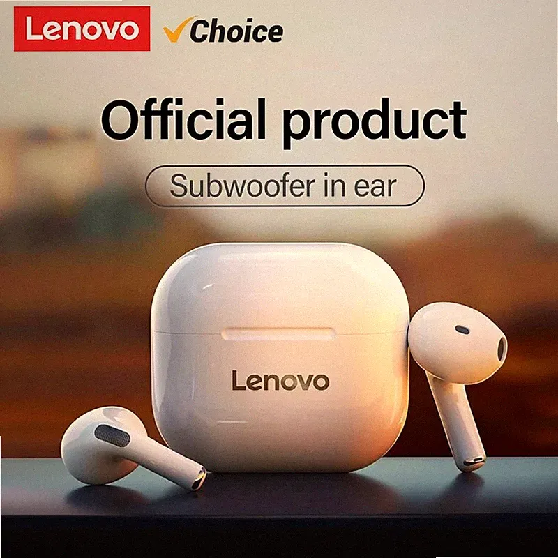 Lenovo LP40 Kabellose Bluetooth-Kopfhörer | TWS In-Ear Headset | Touch-Steuerung