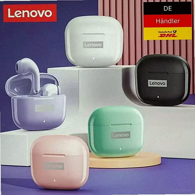 🎧Lenovo LP40 PRO Bluetooth Kopfhörer Wireless Sport Headset Noise Cancelling