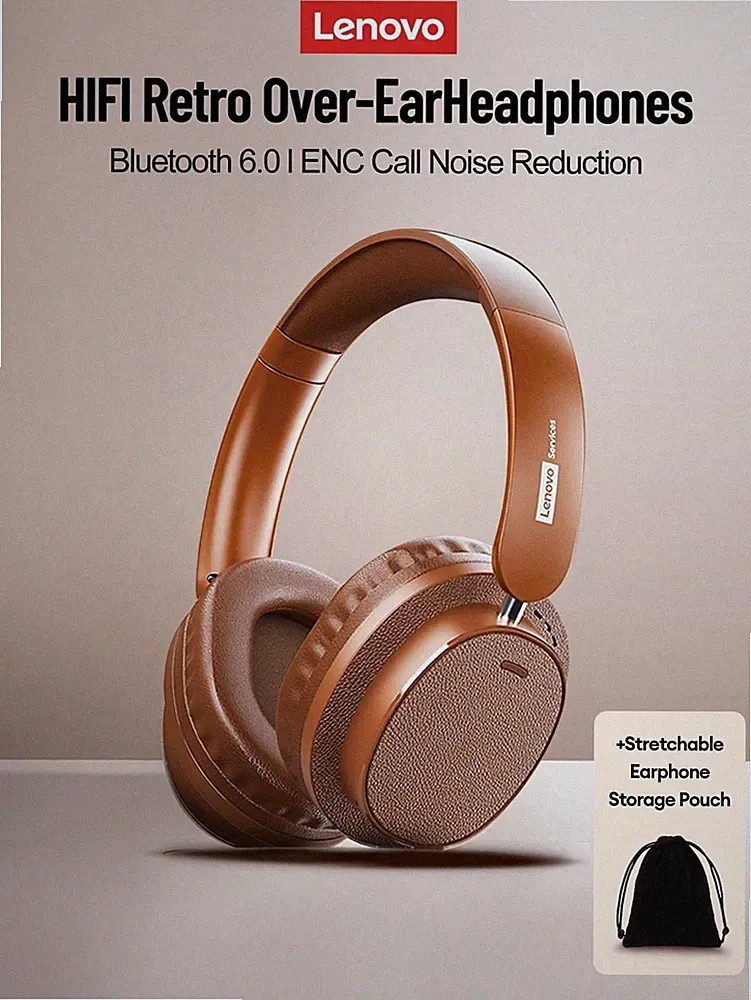 Lenovo LS105 Kabellose Bluetooth Kopfhörer mit Tragetasche und Billig24