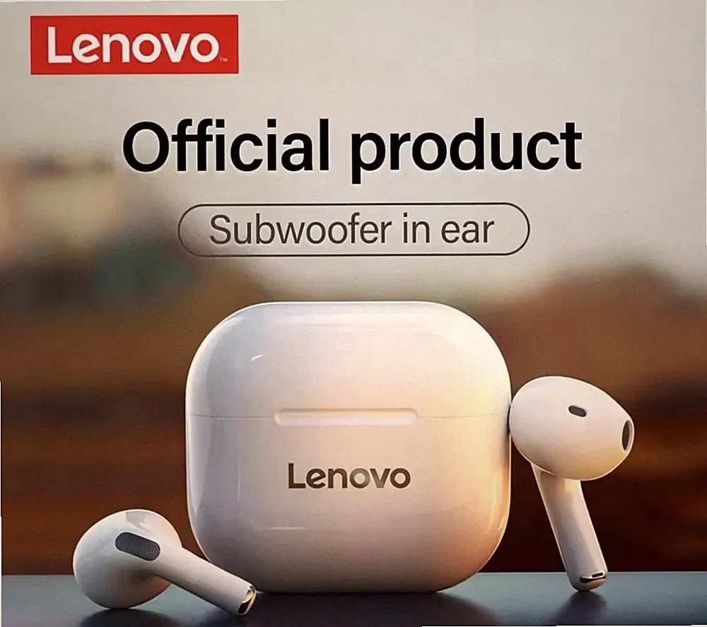 Lenovo Subwoofer In-Ear True Wireless Kopfhörer 13 mm Low Latency, Gaming