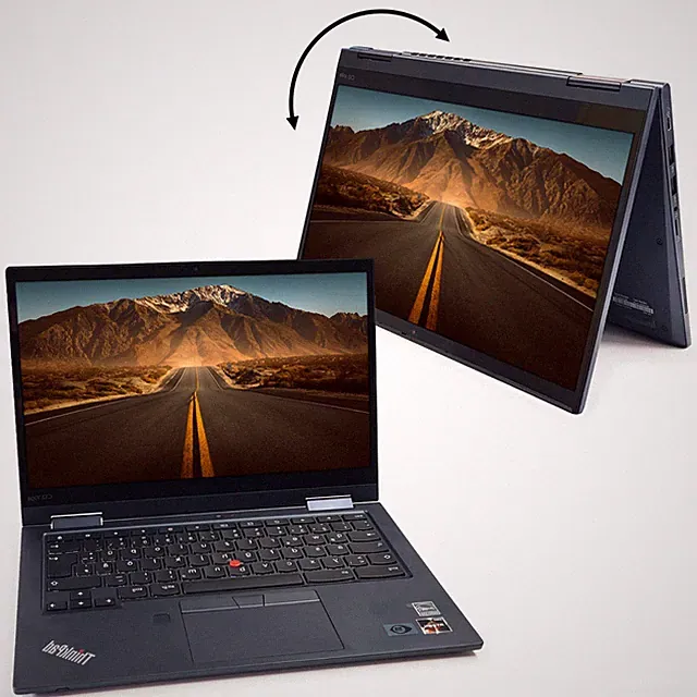 Lenovo Thinkpad C13 Yoga 2 in 1 Touch Chromebook AMD 3500C, 8GB Ram, 128GB SSD