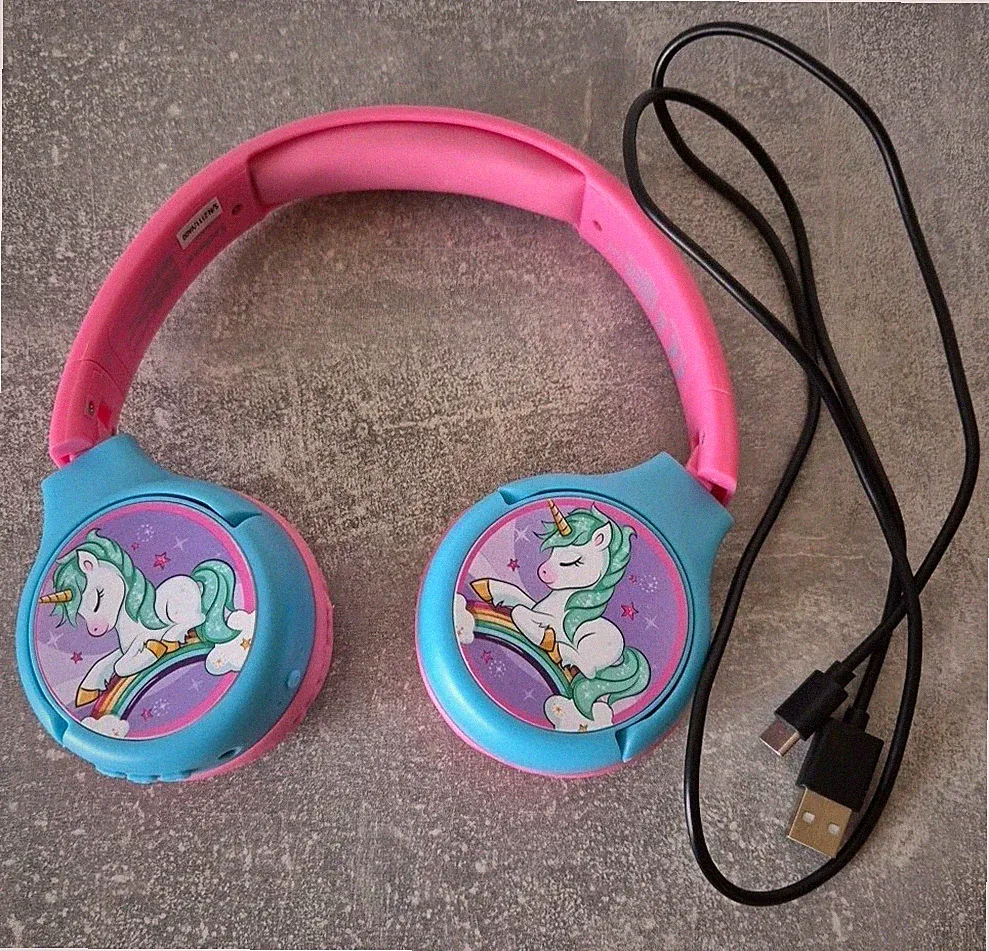 Lexibook kinder kopfhörer kabellos Bluetooth Einhorn Mädchen