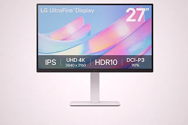 LG 27US550-W UltraFine IPS-LED-Monitor, 27 Zoll/68,8cm, 4K, UHD, weiß - B-Ware