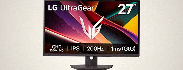 LG 32G600A-B 81,3 cm 32" Monitor 2560 x 1440 Pixel, Quad HD, LCD, 1 ms, Schwarz