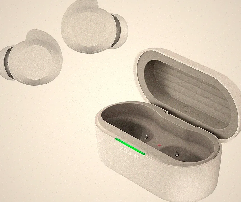 LG In-Ear Kopfhörer xboom Buds Lite wireless ANC Bluetooth 5.4 weiß B-WARE
