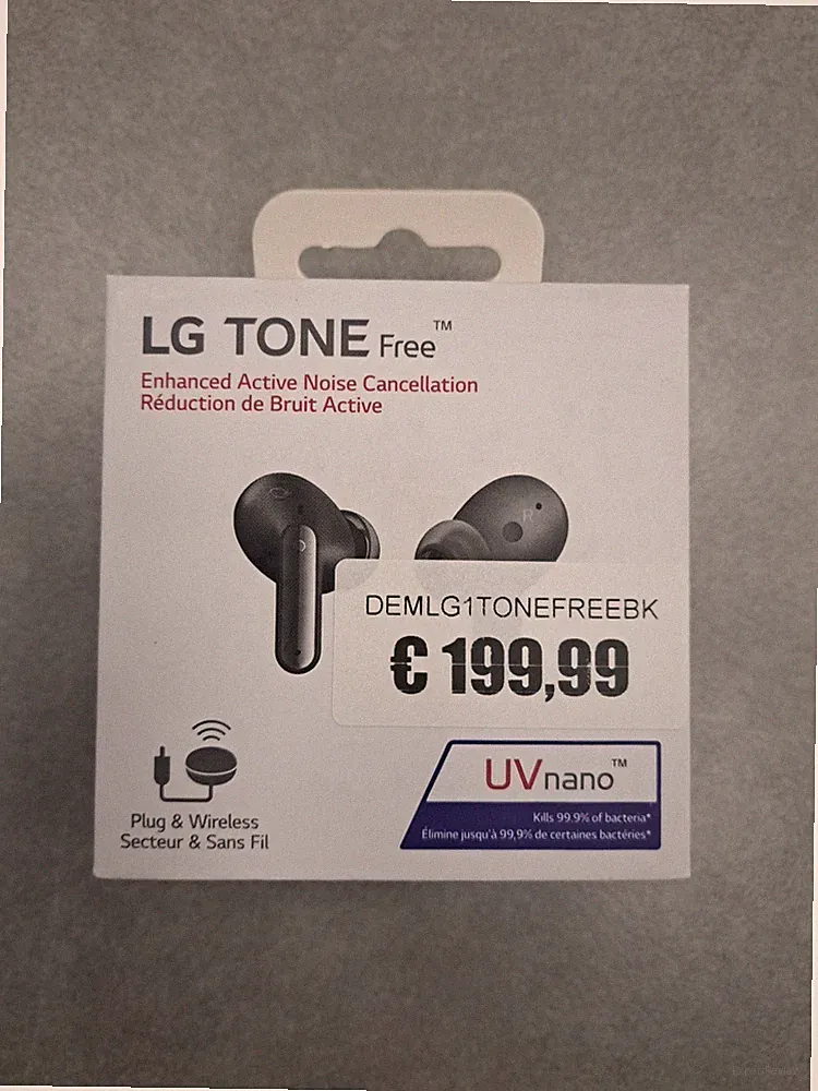 LG TONE Free FP9 - UVnano True Wireless Bluetooth Kopfhörer (Schwarz)