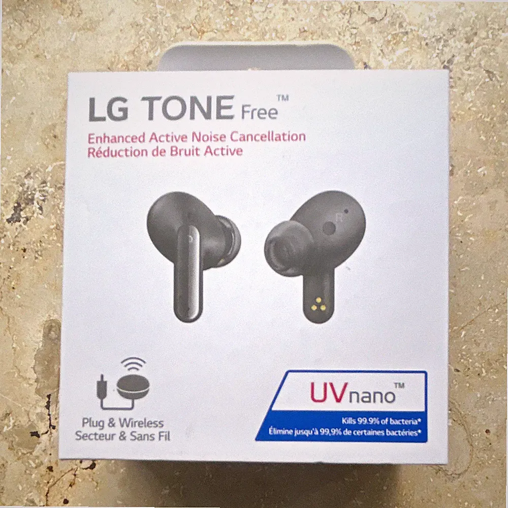 LG TONE Free TONE-DFP9 True Wireless In-Ear ANC UVnano Bluetooth Schwarz