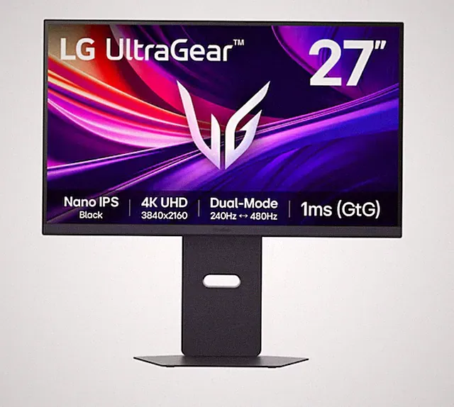 LG UltraGear 27 Zoll 240 Hz 4K Nano IPS Black Gaming-Monitor DP 2.1