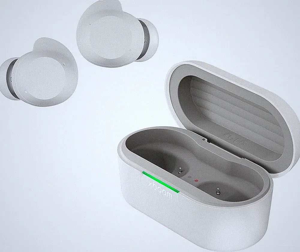 LG xboom Buds In-Ear Kopfhörer Bluetooth 5.4 ANC USB-C IPX4 weiß B-WARE