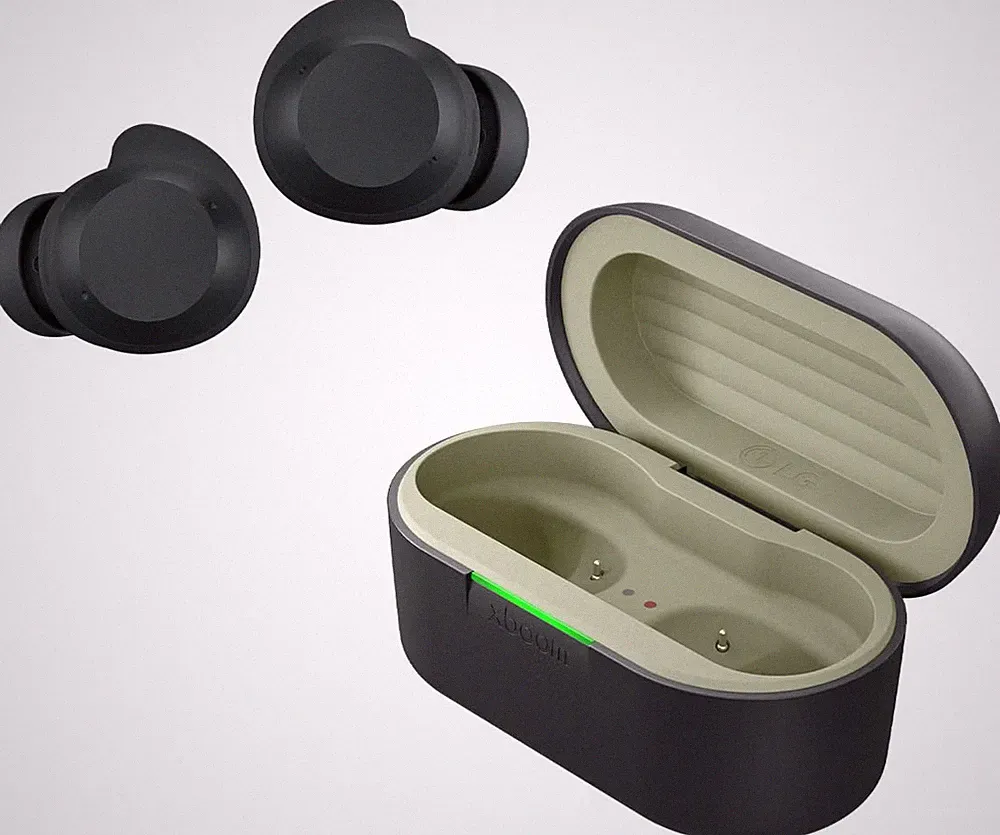 LG XBoom Buds Lite Bluetooth-Ohrhörer - Schwarz