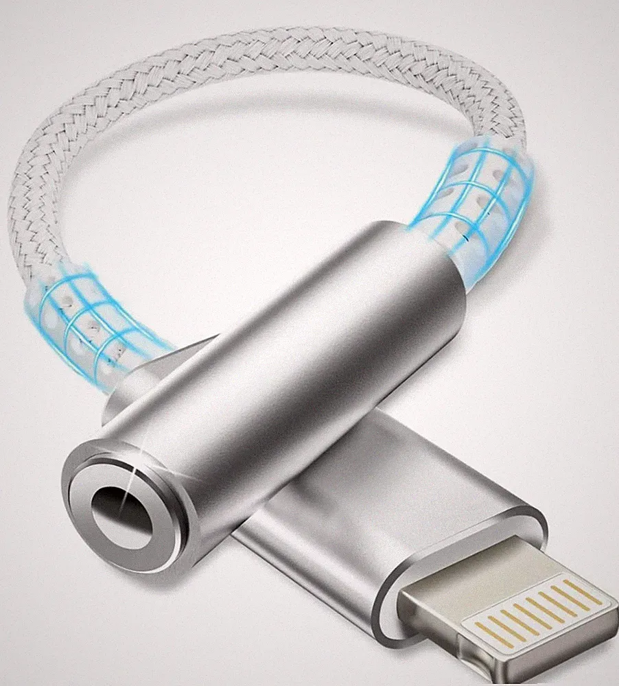 Lightning auf 3,5‑mm Kopfhörer­anschluss Adapter HiFi Kopfhörer Adapter Audio