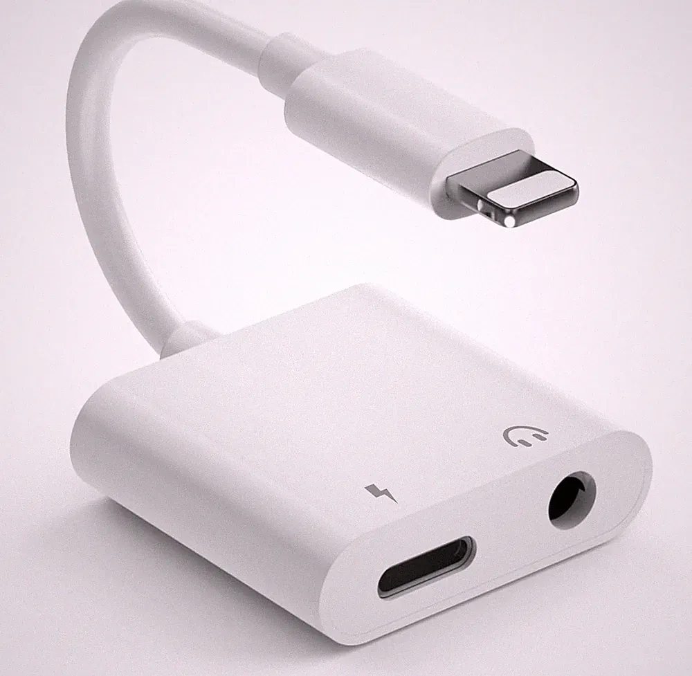 Lightning auf Klinkenadapter MFi- 3,5 mm Aux Kopfhörer Auto Reisen