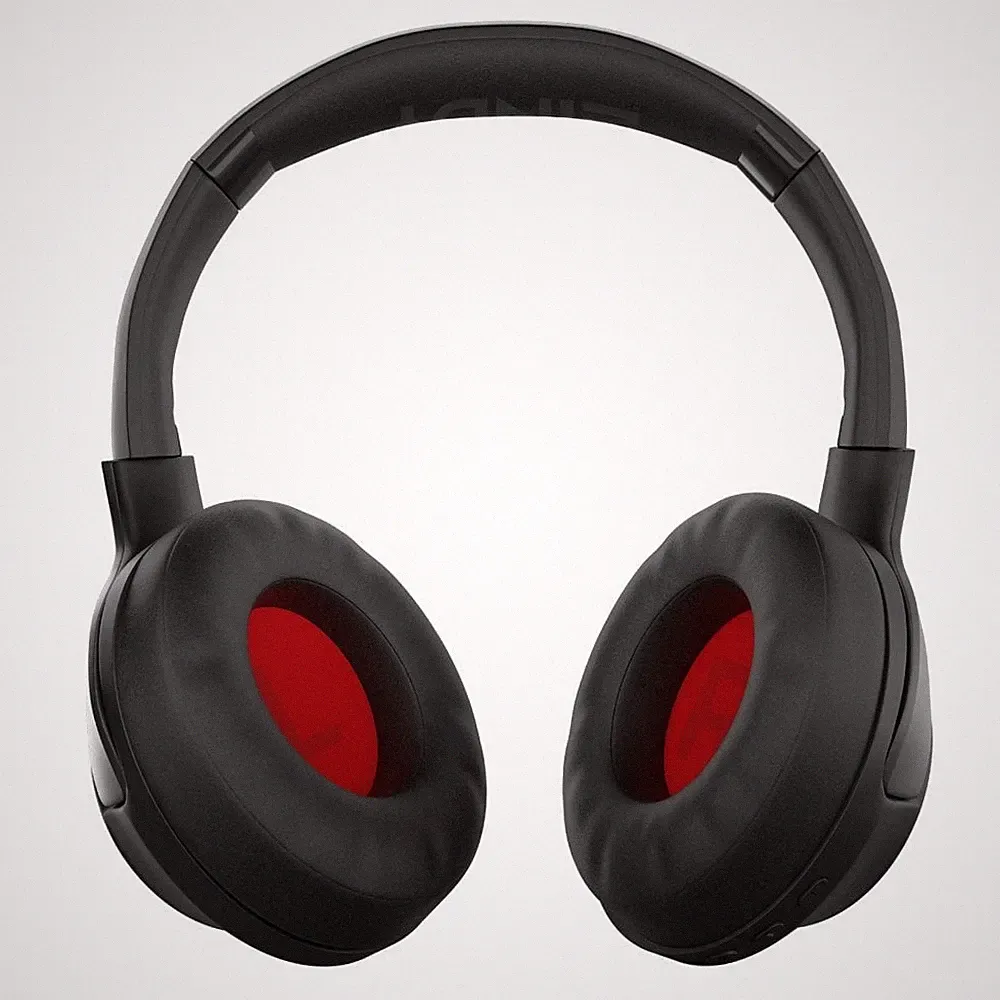 Lindy BNXe Wireless Noise Cancelling Kopfhörer Bluetooth 5.3 APP Steuerung Schwarz