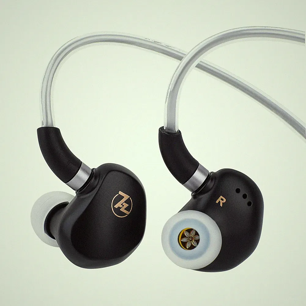 LINSOUL 7HZ G1 IEM Kopfhörer 10mm Dynamischer Treiber Schwarz für Gamer Musik