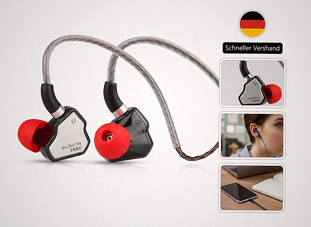 LINSOUL 7Hz Salnotes Zero Hifi 10 Mm Dynamischer Treiber In-Ear-Kopfhörer IEM M