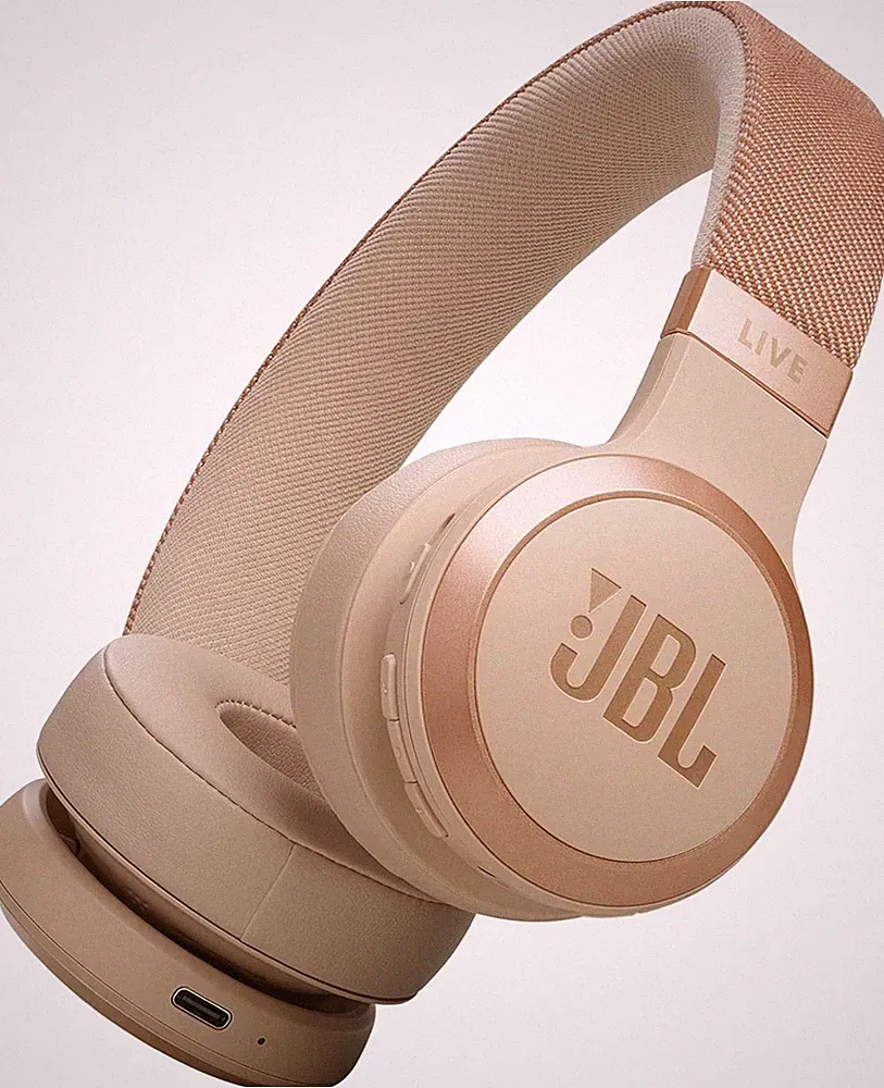 LIVE 670NC sandstein On-Ear-Kopfhörer mit True Adaptive Noise Cancelling