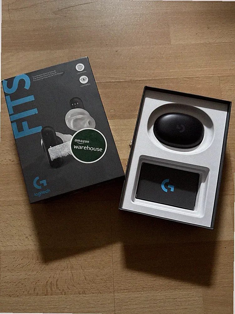 Logitech G FITS In-Ear Gaming Kopfhörer – ohne Ohrstöpsel