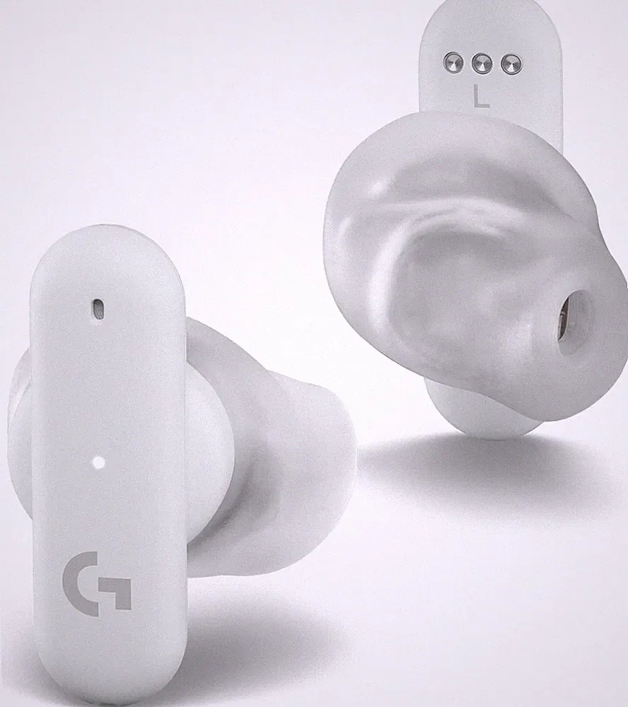 Logitech G FITS True Wireless Gaming Earbuds, individuell zugeschnittene Passfor