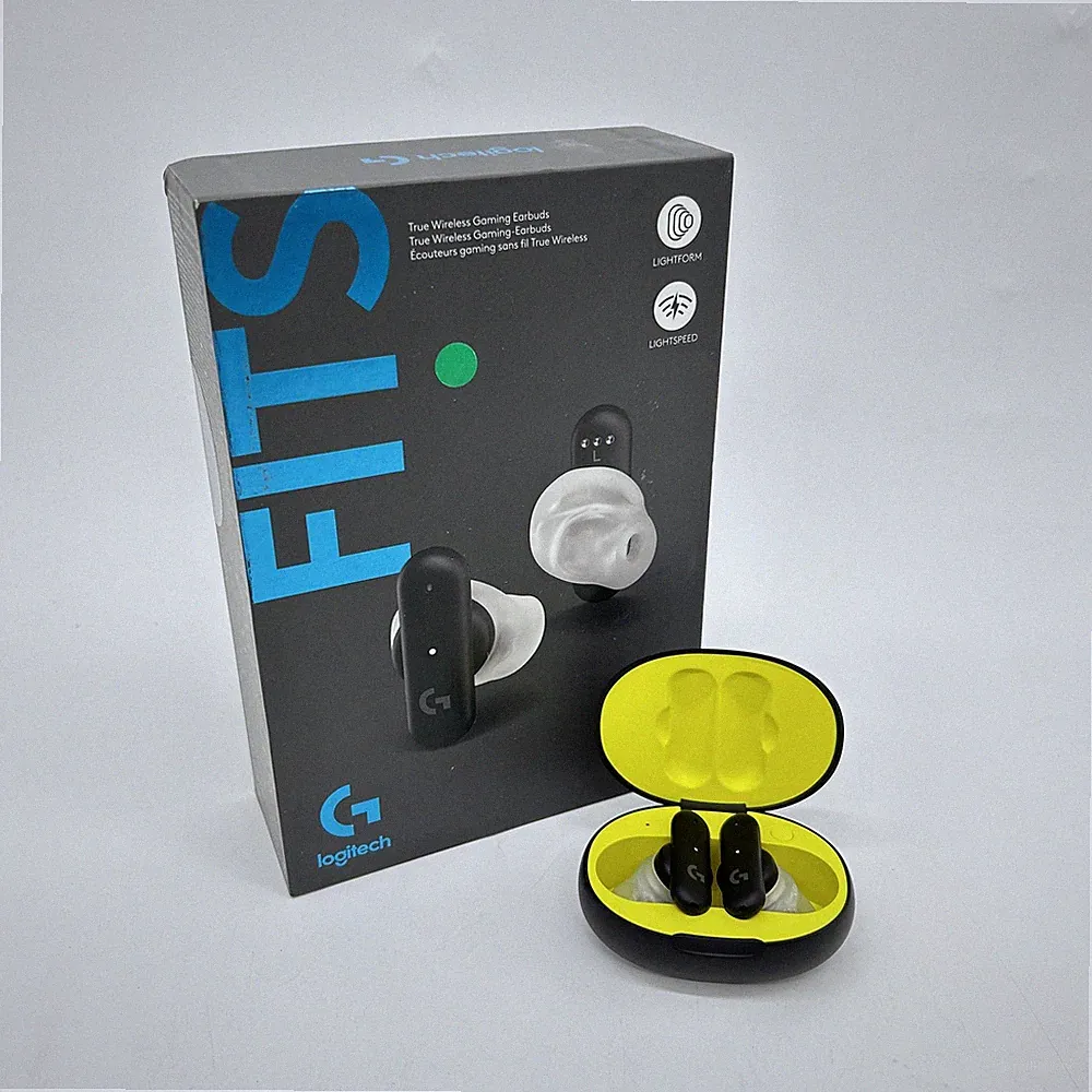 Logitech G FITS True Wireless Gaming Headset speziell geformte Passform LIGHTS