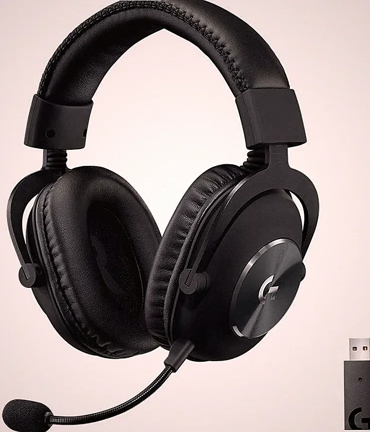 Logitech G PRO X kabelloses LIGHTSPEED Gaming-Headset, Blue VO!CE Mikrofontechno