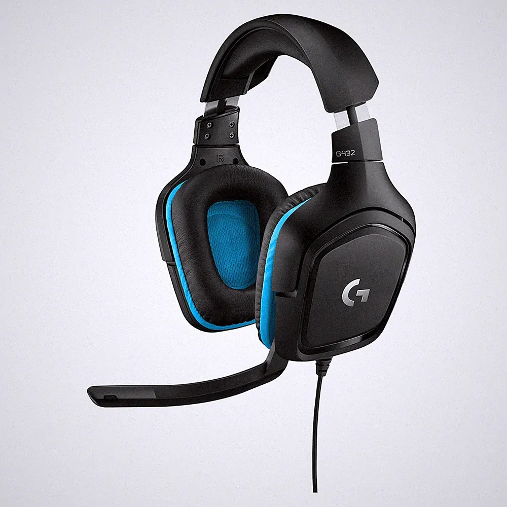 Logitech G432 Gaming Headset Over-Ear Kopfhörer 7.1 Surround Sound PS4 Xbox One
