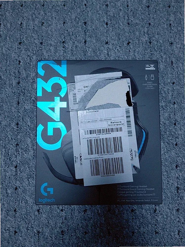 Logitech G432 Kabelgebundenes Gaming-Headset, 7.1 Surround Sound, DTS Headphone