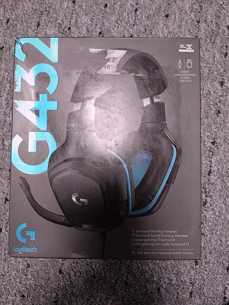 Logitech G432 Kabelgebundenes Gaming-Headset, 7.1 Surround Sound, DTS Headphone
