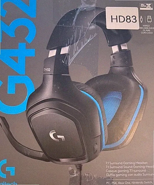Logitech G432 Wired Gaming Headset 7.1 Surround Sound Kopfhörer PRO Schwarz