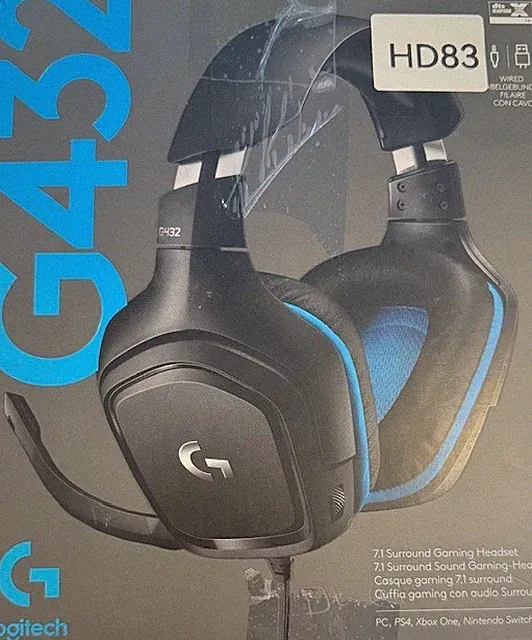 Logitech G432 Wired Gaming Headset 7.1 Surround Sound Kopfhörer PRO Schwarz