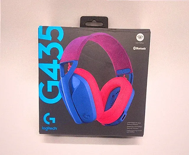 Logitech G435 Lightspeed Gaming-Headset Kabellos - Blau/Pink OHNE USB-EMPFÄNGER