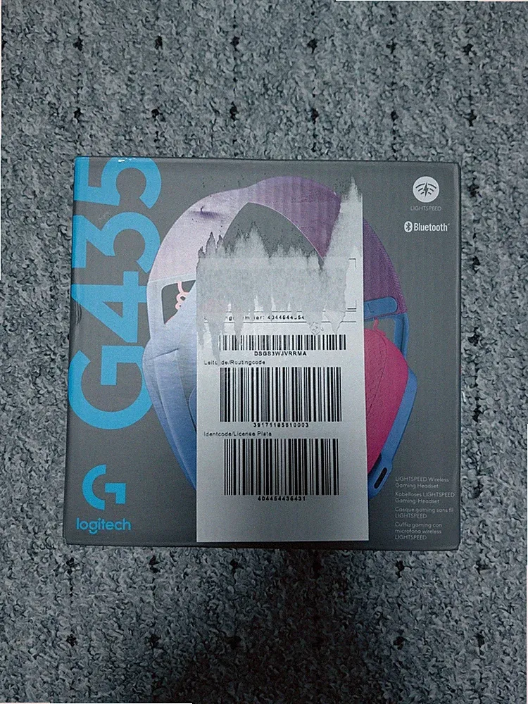 Logitech G435 Lightspeed Gaming-Headset Over-Ear Kopfhörer Kabellos - Blau/Pink