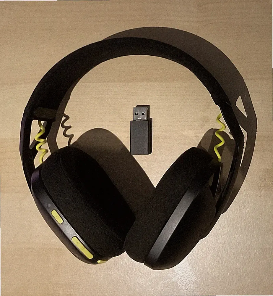 Logitech G435 Lightspeed Kabelloses Bluetooth Headset Over-Ear-Kopfhörer Schwarz