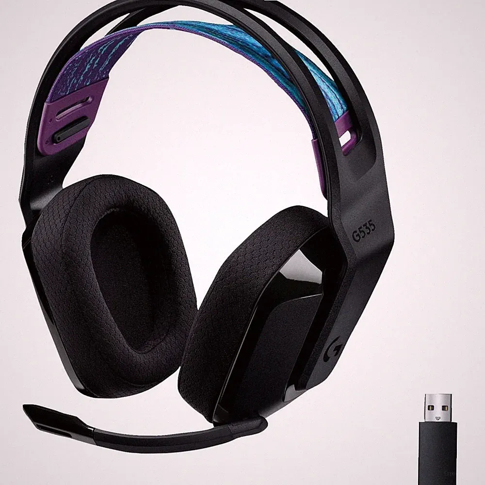 Logitech G535 LIGHTSPEED Gaming Headset Schwarz Over-ear kabellos