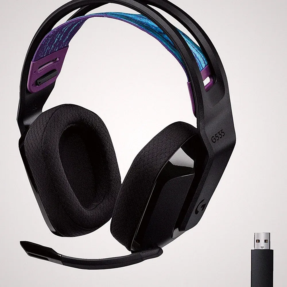 Logitech G535 LIGHTSPEED Gaming Headset Schwarz Over-ear kabellos