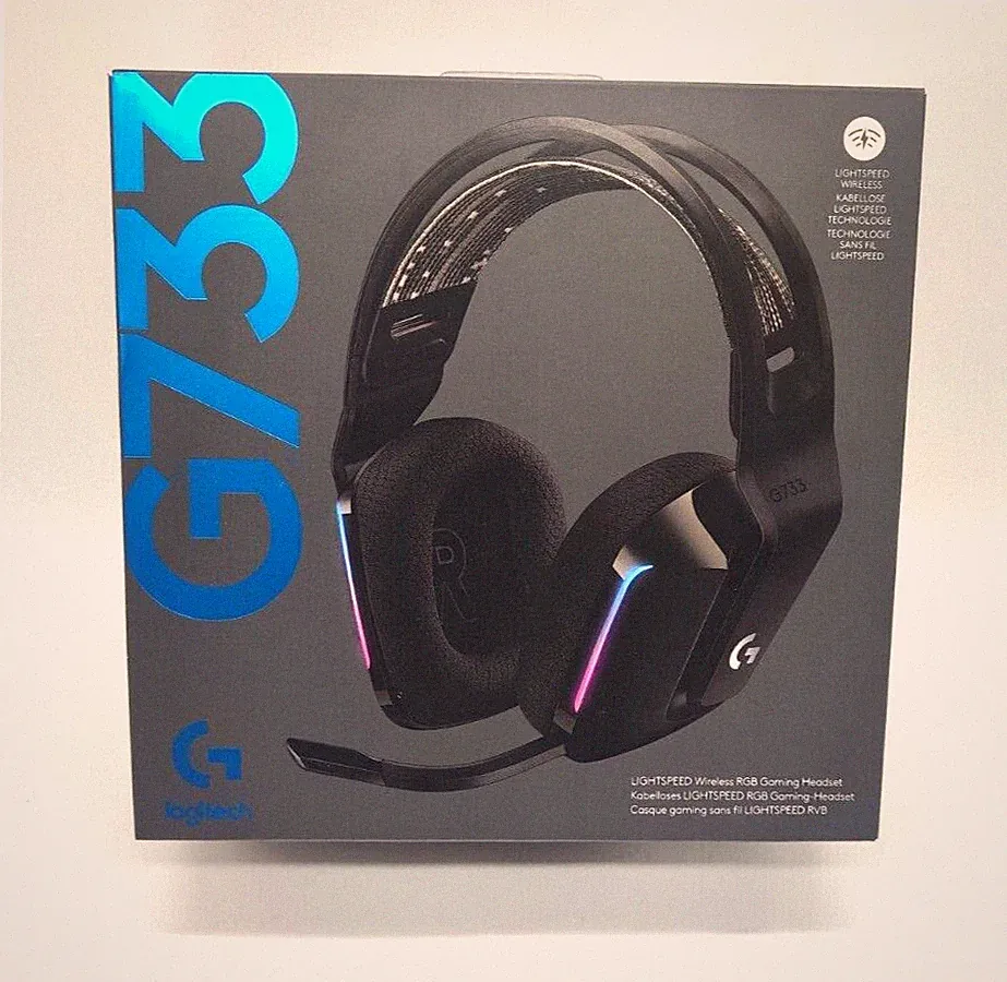 Logitech G733 Kabelloses LIGHTSPEED RGB Gaming-Headset - Schwarz