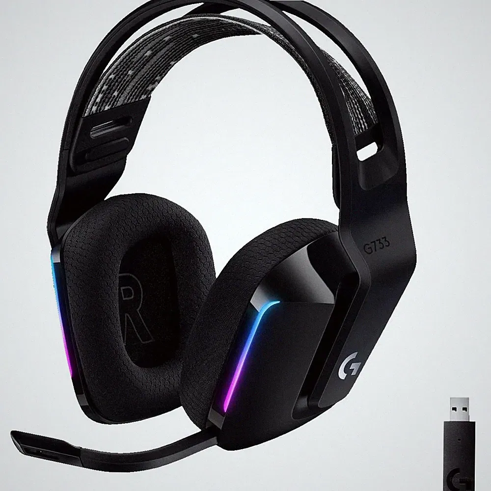 Logitech G733 Light Speed LIGHTSYNC RGB kabelloses Gaming Headset Schwarz