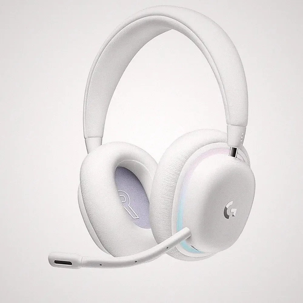 LOGITECH G735, Over-ear Gaming Headset, Kopfhörer Bluetooth White Mist