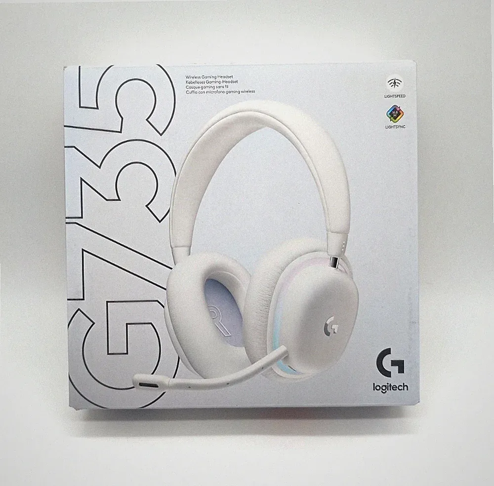 Logitech G735 Wireless Gaming-Headset Over-Ear – Aurora-Kollektion - Weiß