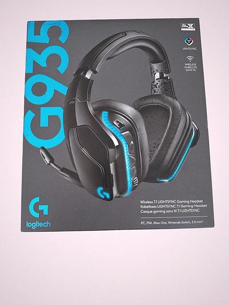 Logitech G935 Gaming Kopfhörer (Over-Ear) Set - Schwarz (981-000744) / Gebraucht