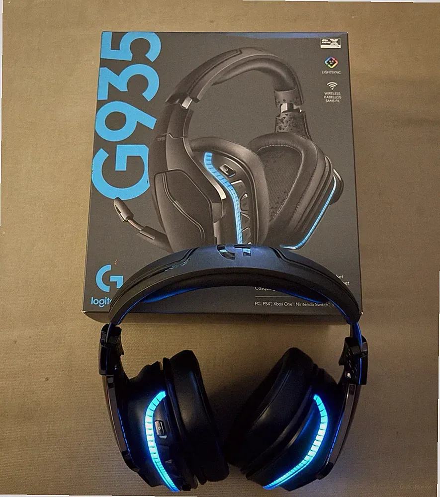 Logitech G935 Gaming Kopfhörer (Over-Ear) Set -Schwarz (981-000744) Mit Garantie